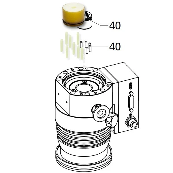 Operating Oil Fluid Reservoir on Pfeiffer HiPace 80